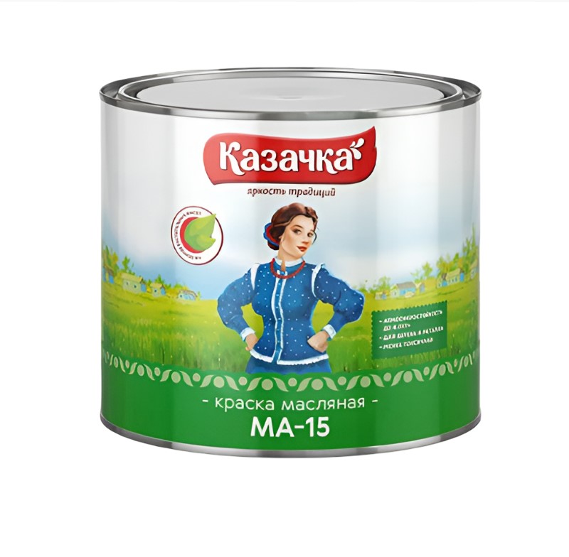 Эмаль Казачка 1,9 кг бирюзовая МА-15