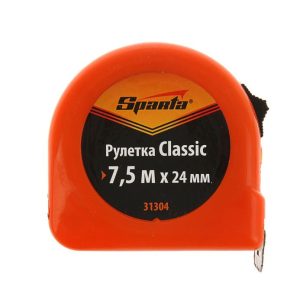 Рулетка Classic 7,5 мх24 мм пластик корпус 31304