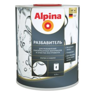 Разбавитель Альпина 0,75 л