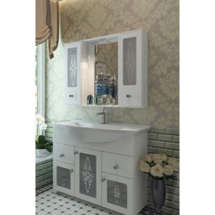 Тумба Chloe100 + умывальник Стиль 105