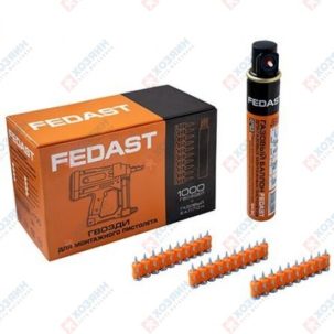 Гвозди по бетону Fedast 3,0х19(1000шт) fd3019mgbpfc