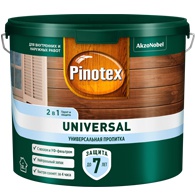 Пинотекс аква Универсал инд тик 2в1 пропитка для древесины 0,9л