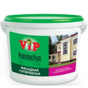 Краска в/д VIP фасадная 13 кг База С