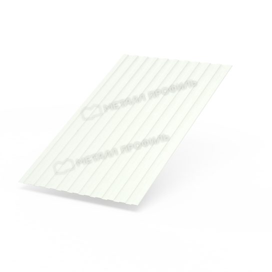 Профнастил С-8 (ПЭ-03-9003-ОН) 1,2*2,0 м