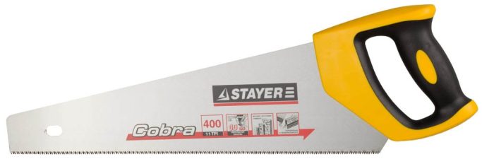 Ножовка STAYER Top Cut п/дер.2-комп пластик.руч. 400 мм  15080-40