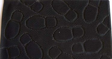 Коврик резин R/PIN MATS 40x60 Следы 5мм 102 (М)