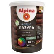 Аква Лазурь Alpina для дерева Тик 0,9 л