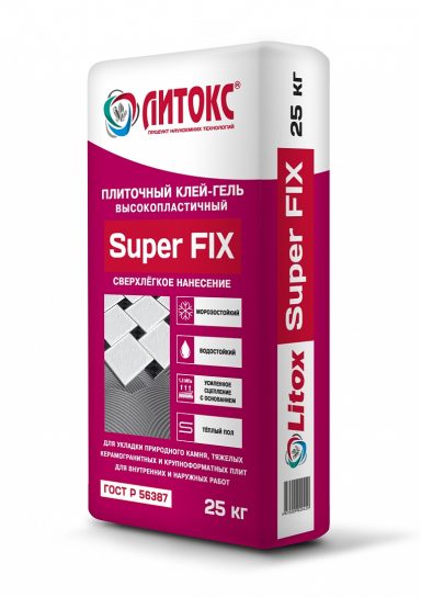 Клей Super Fix  плиточный 25 кг Литокс (56меш)