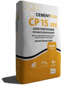 Клеевая смесь CEMENTPLUS CP 15 std 25 кг (56меш)