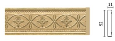 Молдинг средний 156-933 52х11х2400