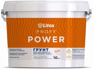 Грунт концентрированный 1:5 LITOX PROFF POWER 10кг