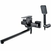 Смеситель LEDEME д/ванны L 2278В черный  Н/З