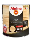 Лак Альпина для деревянных полов глянцевый 2,5 л УЦЕНКА