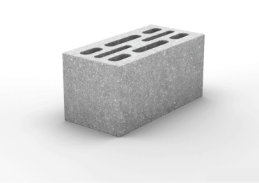 Блок цементно-песчанный 400х200х200