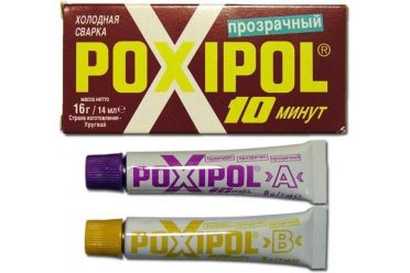 Клей POXIPOL прозр 14мл/16г