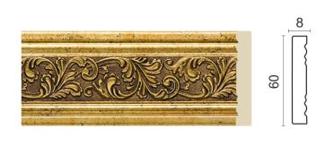 Молдинг средний 260-552/1 60х8х240
