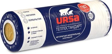Утеплитель URSA ТеплоСтандарт 2х10000х1220х50 (24.4 м2/1,22 м3)