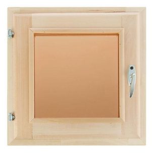 Форточка 40х30 бронза