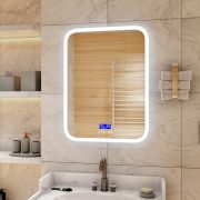 Зеркало Glamour Led 800х900 с музык блок подогрев сенсорный выкл Н/З