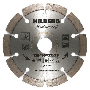 Диск алм 125х22,2 отрезной Hard Materials HM102