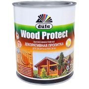 Пропитка декор для древесины Dufa Wood Protect махагон 0,75л УЦЕНКА