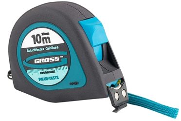 Рулетка Ergonomisch 10 м х 25 мм магнитный обрезиненный зацеп 31105