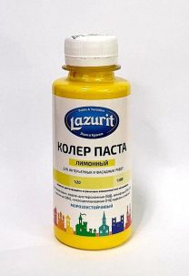 Колер универсальный Lazurit 100 мл №1 лимонный