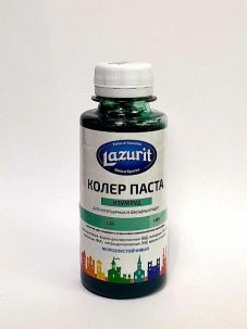 Колер универсальный Lazurit 100 мл №14 изумруд