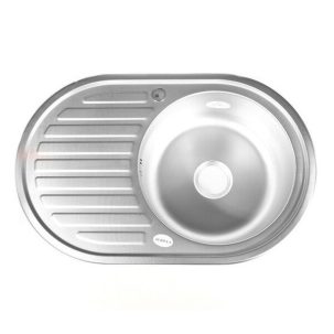 Мойка 77х50 врезная 1мм глубина 20см правая 62329DR Н/З