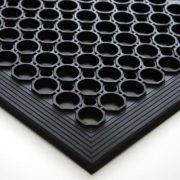 Коврик придверный HOLLOW MATS Решетка 60х90 12мм с рамкой  (М)