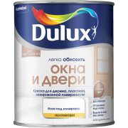 Краска Dulux Окна и Двери для дерева пластика база BC 0,75 л пол/матовая