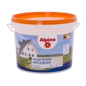 Краска Альпина Fassadenfarbe (Надежная) 3,88 кг/2,5л