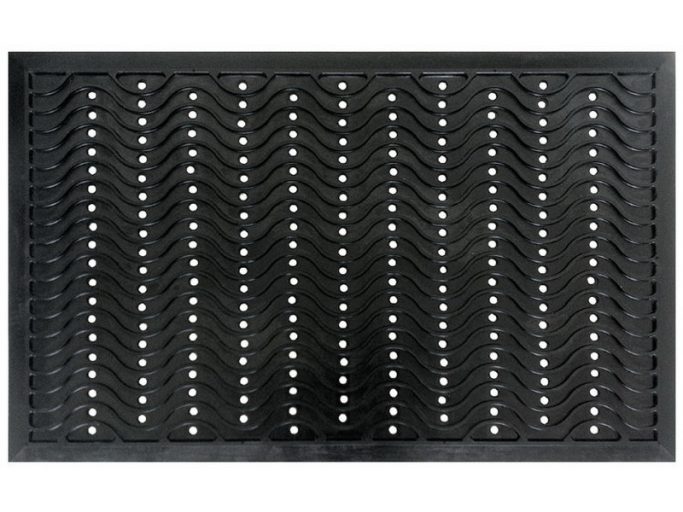 Коврик резин R/PIN MATS 40x60  Волна 5мм 104  (М)