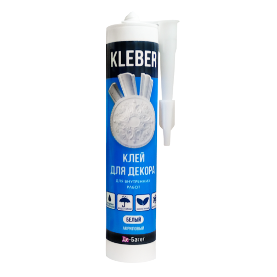 Клей KLEBER монтаж белый 290г