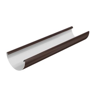 Желоб водосточный D185х3000 (ПЭ-01-8017-0,5)