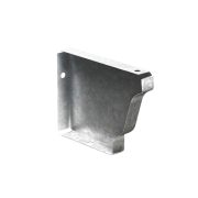 Заглушка желоба правая оцинкованная