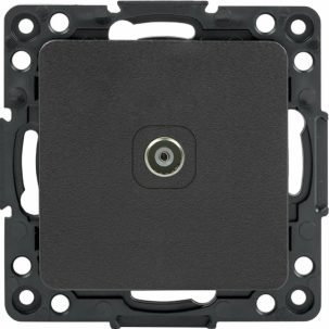 Розетка Karea корич TV прох УЦЕНКА