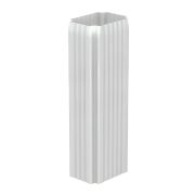 Труба водосточная 76*102*1000+колено 9010 (Н)