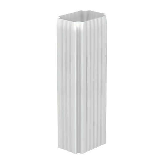 Труба водосточная 76*102*2000 (белая)