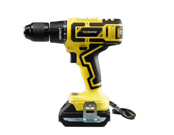 Дрель аккум Hanskonner HСD1855RI удар 18В.2акк.2Ач