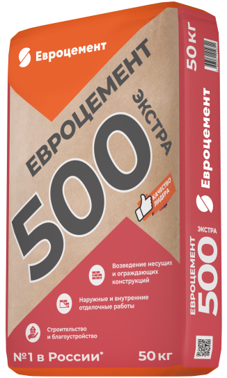 Цемент М-500  50 кг (34 меш)