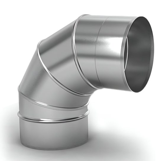 Колено (нерж сталь 0,5 мм) угол 90 ф 180 УЦЕНКА