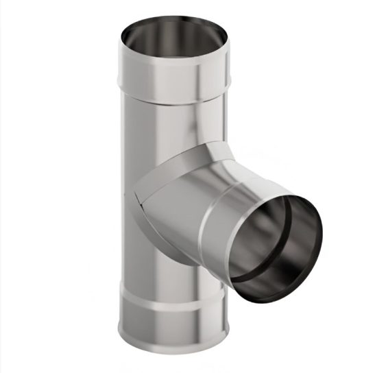 Тройник 90 нерж Ф180/0,5 мм УЦЕНКА