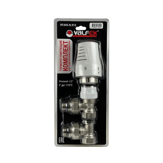 Комплект терморег для радиат угловой 1/2 Valfex VF.045.N.012 Уценка