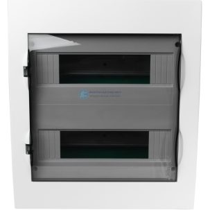 Щит распред встраеваемый белый дверь прозрачн 2ряд/24модуля Schneider Electric