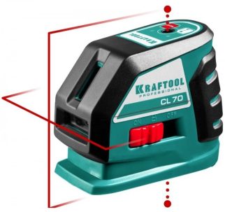 Нивелир лазер. KRAFTOOL СL-70 20м/70м I штат. пит.4хАА 34660-3