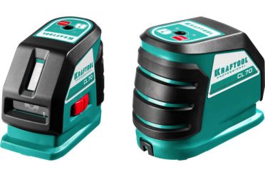 Нивелир лазер. KRAFTOOL СL-70 20м/70м I детект пит. 4хАА 34660-4