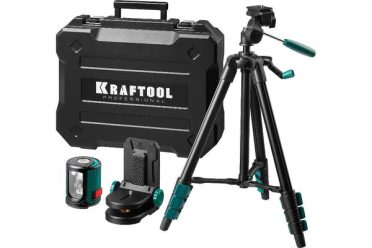 Нивелир лазер. KRAFTOOL СL20 20м держатель штатив 34700-4