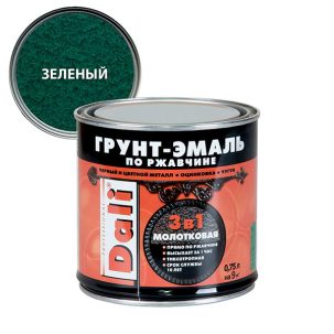 Эмаль молот/эф DALI зеленая 0,75л УЦЕНКА