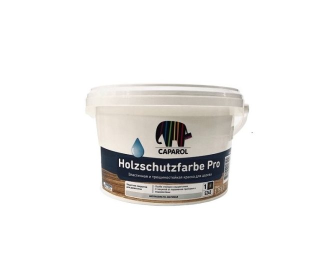 Краска в/д Caparol для древисины Holzschutzfarbe Pro/Хольцшутцфарбе Про База1 1,25л УЦЕНКА
